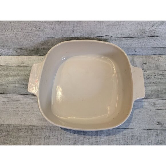 Corning Ware Square Casserole Dish With Handles 2.8L USA Floral Pattern Off-Whit - Picture 3 of 6